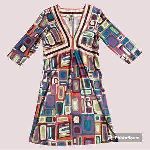 Diane Von Furstenberg Mid Print Dress